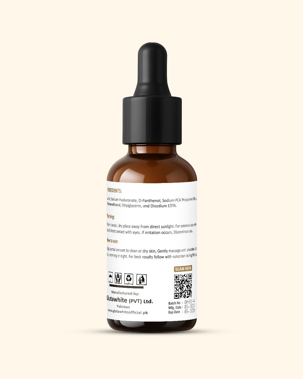 Gluta White hyaluronic Acid 2% Face Serum